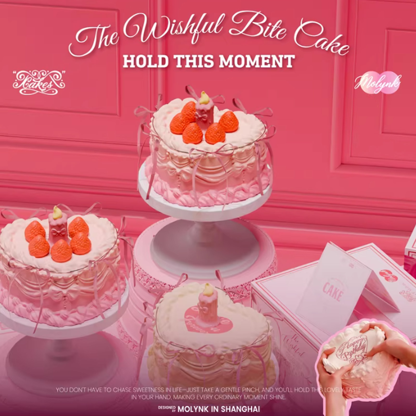 MOLYNK SQUISHY CAKE SERIES--The Wishful Bite Cake - Molynk(ShangHai)